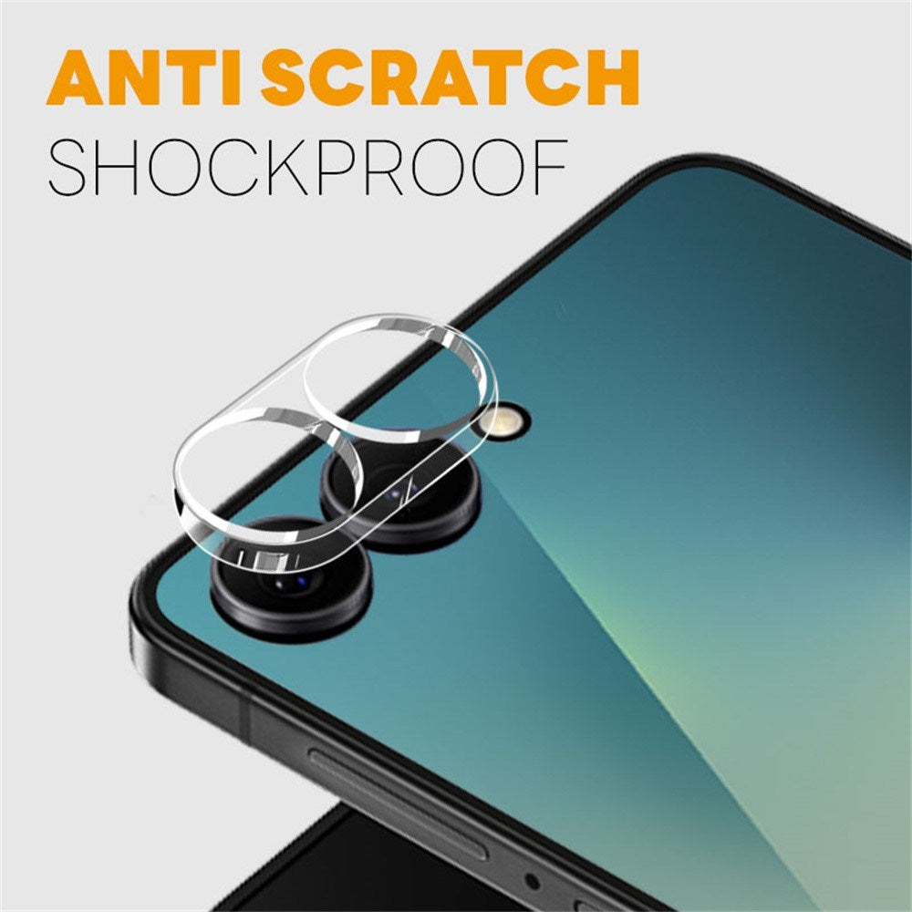 Samsung Galaxy Z Flip8 NORTHJO Hærdet Kameralinsebeskyttelsesglas - 2 stk. - Gennemsigtig