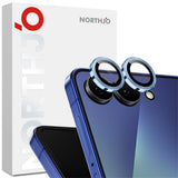 Samsung Galaxy Z Flip8 NORTHJO Kameralinsebeskyttelse - Blå