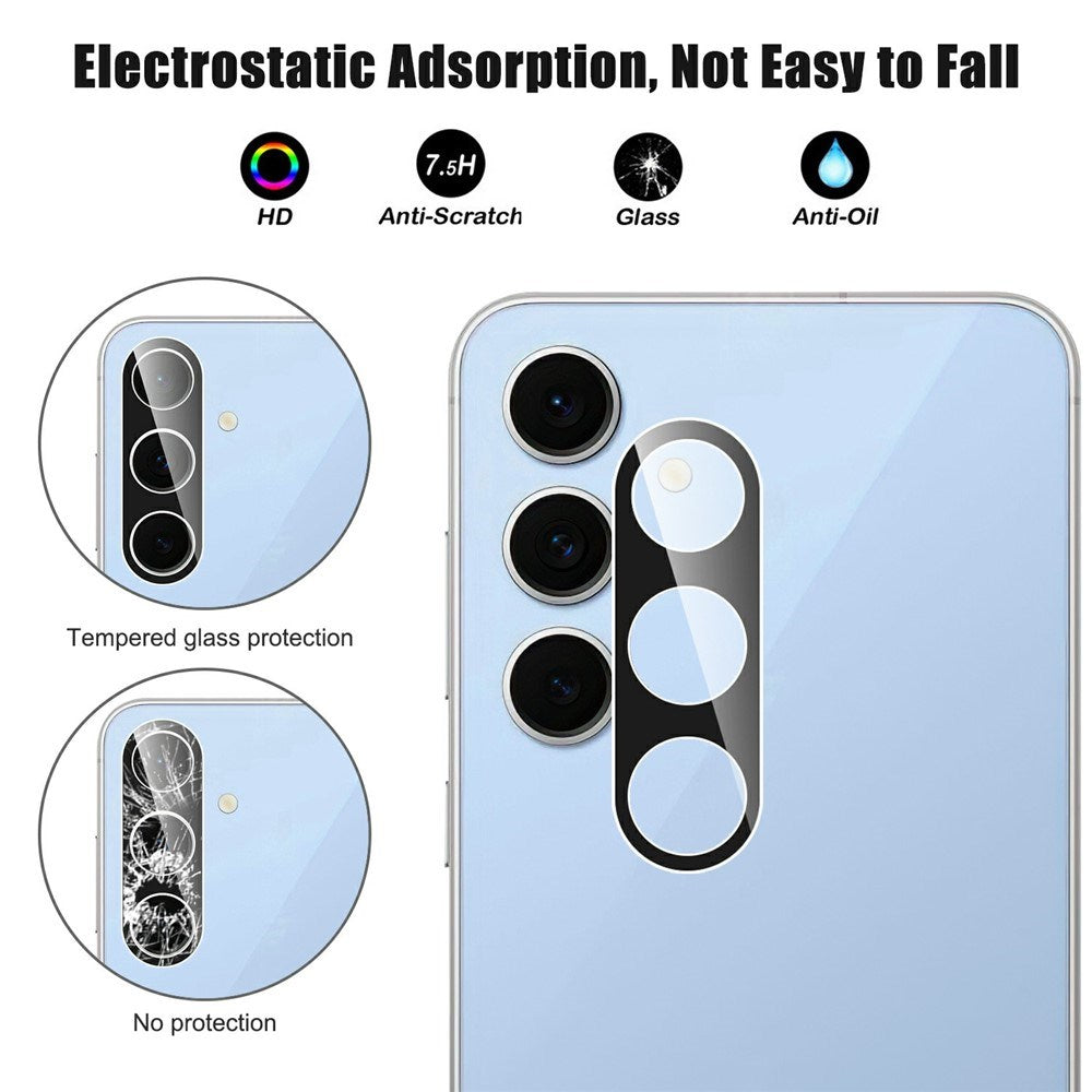Samsung Galaxy S26 FE Kameralinseglas - Sort