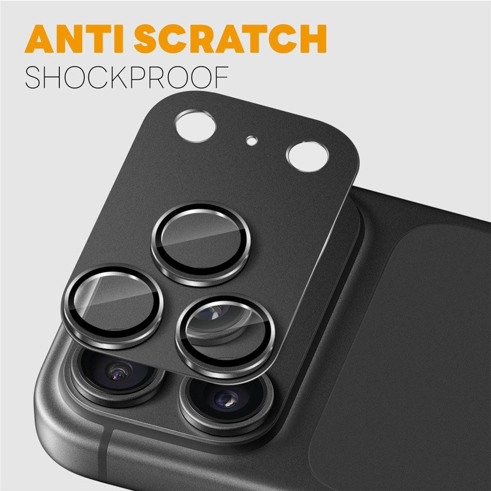 iPhone 18 Pro Max NORTHJO Beskyttelsesglas til Kamera - Sort