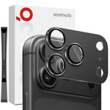 iPhone 18 Pro NORTHJO Beskyttelsesglas til Kamera - Sort