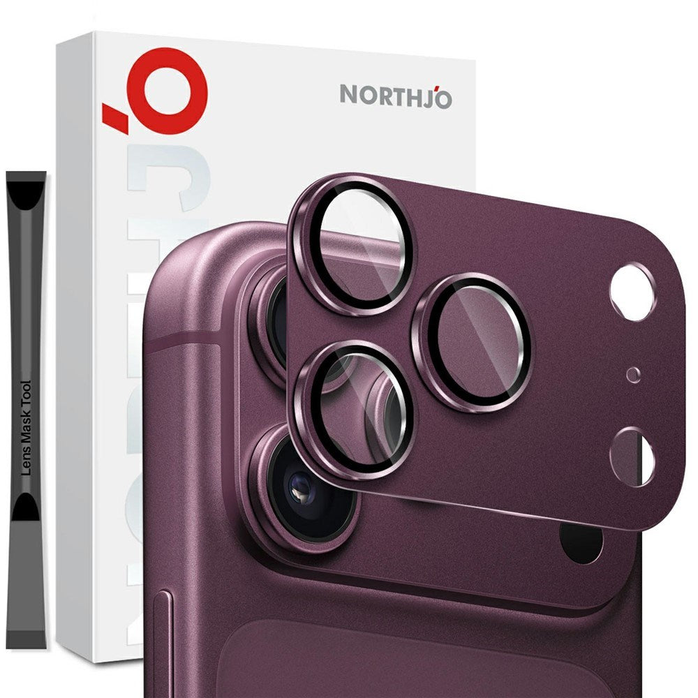 iPhone 18 Pro NORTHJO Beskyttelsesglas til Kamera - Lilla