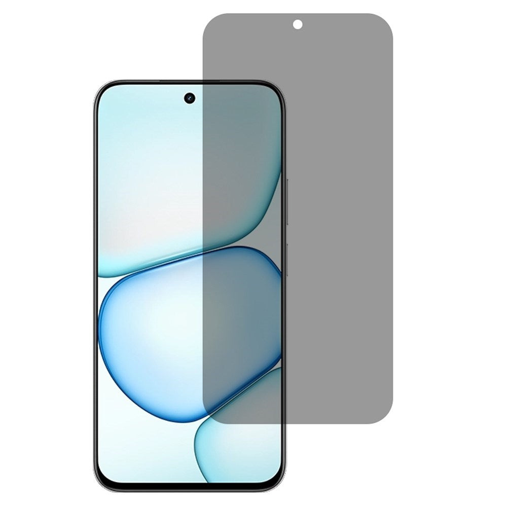 Realme C100 Beskyttelsesglas - Privacy - Gennemsigtig