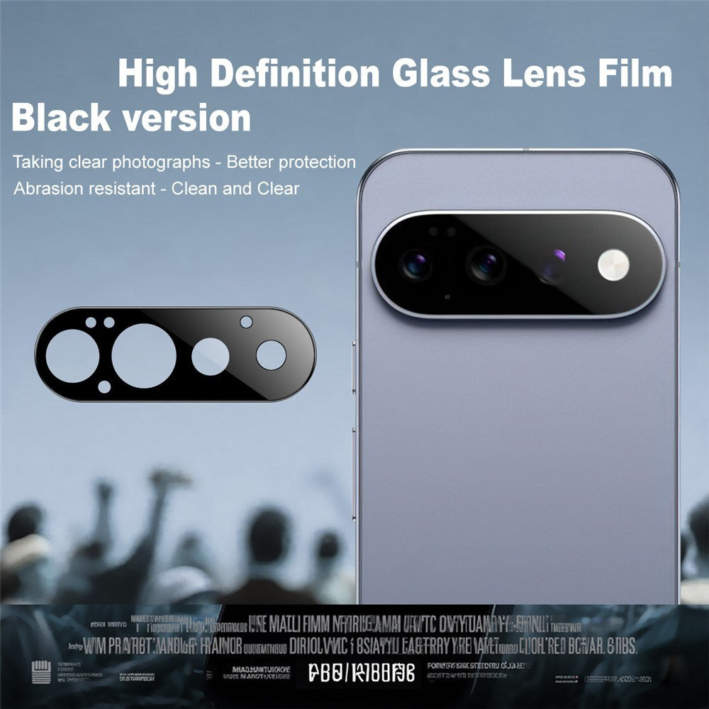 Google Pixel 11 Pro IMAK Glas til Kameralinse - Sort