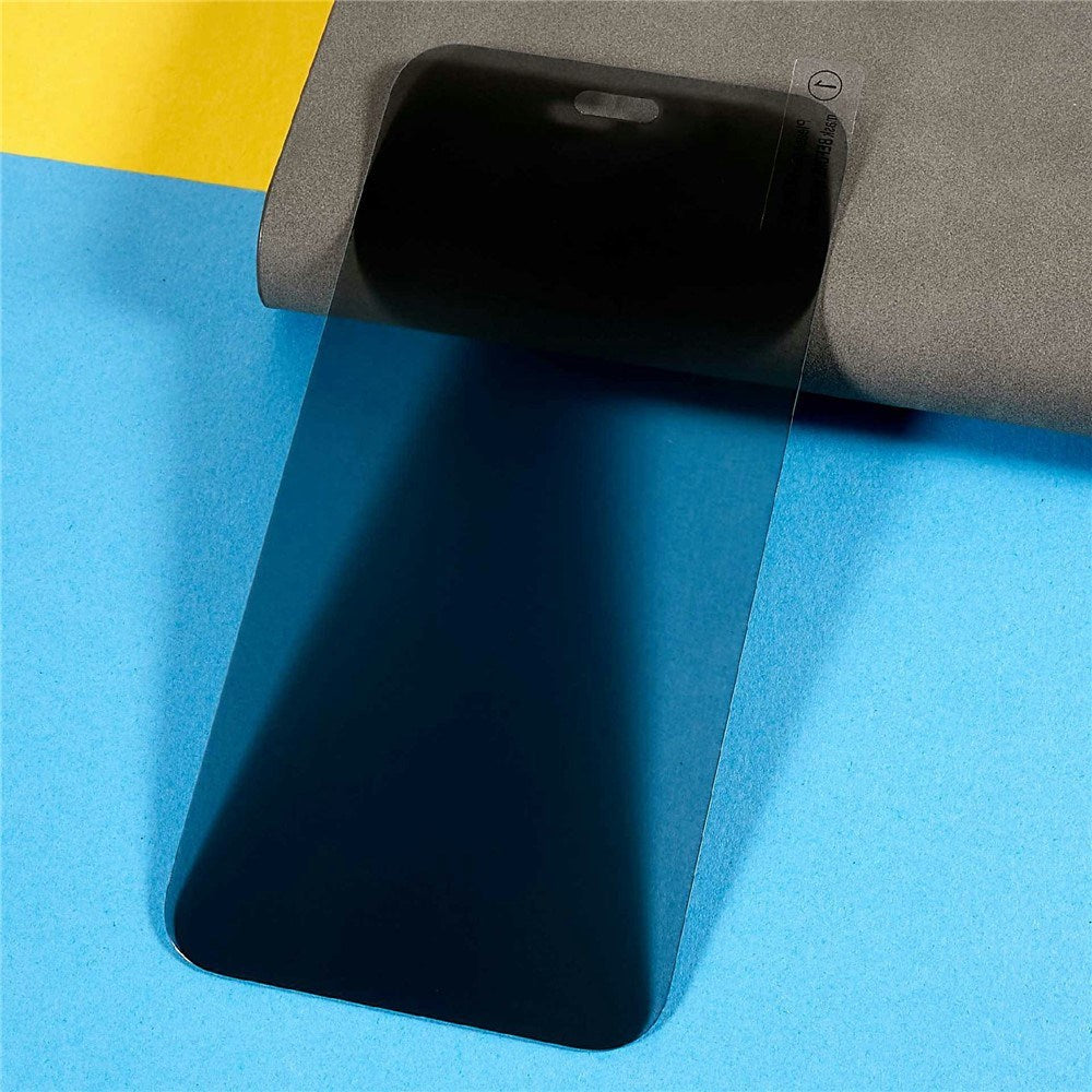 iPhone 18 Pro Max Full Coverage Hærdet Glas Skærmbeskyttelse - Privacy Funktion - Gennemsigtig