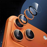 iPhone 18 Pro Metal og Glas Beskyttelse til Kameralinse - Orange