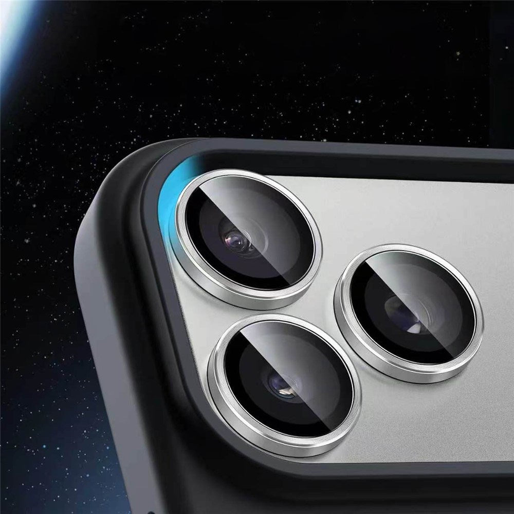 iPhone 18 Pro Metal og Glas Beskyttelse til Kameralinse - Sølv