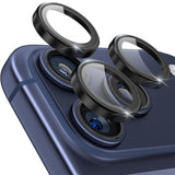iPhone 18 Pro Max Metal og Glas Beskyttelse til Kameralinse - Sort