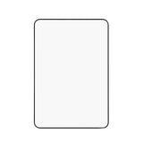 Hærdet Beskyttelsesglas iPhone Fold - Gennemsigtig / Sort Kant