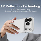 Hærdet Kameralinsebeskyttelsesglas til iPhone 18 Pro Max - Gennemsigtig / Sort