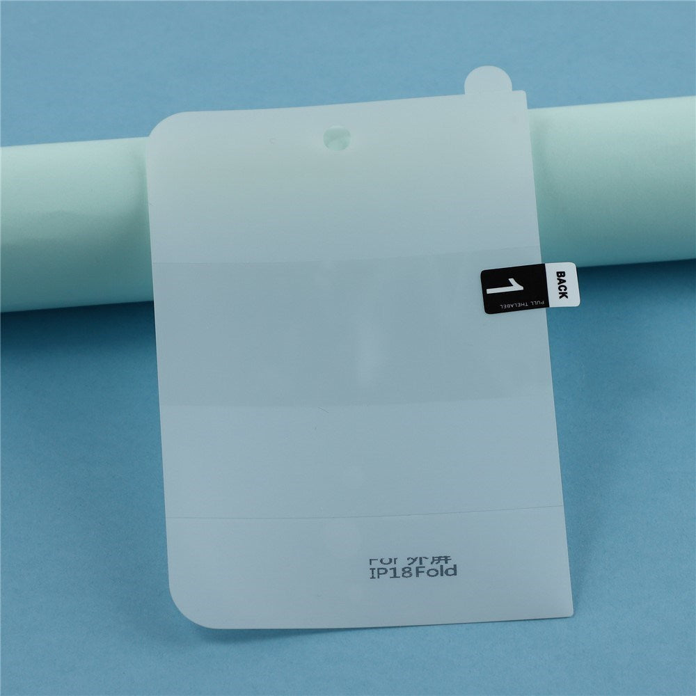 iPhone Fold Skærmbeskyttelse Hydrogel Film - Gennemsigtig
