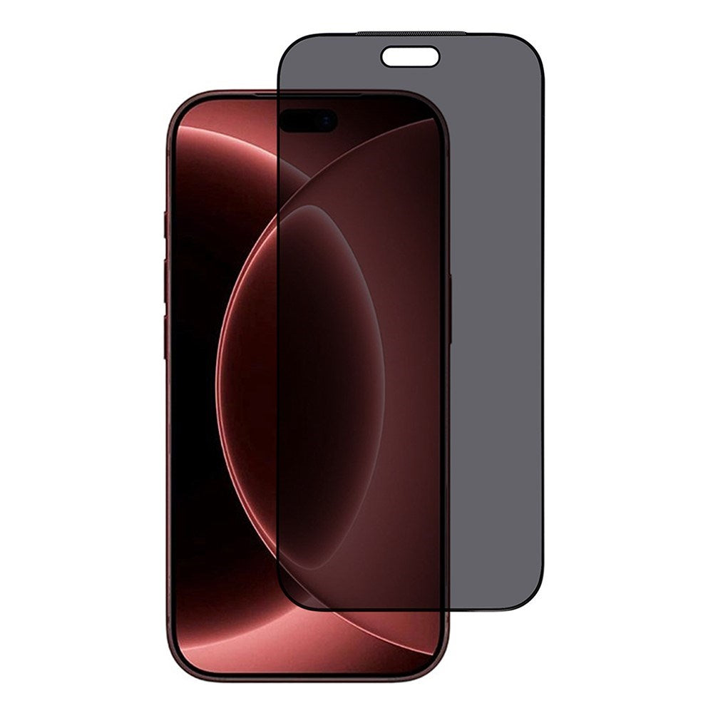 iPhone 18 Pro Privacy Skærmbeskyttelse i Hærdet Glas - Gennemsigtig