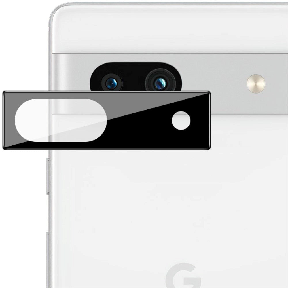 Google Pixel 7A IMAK Hærdet Beskyttelsesglas til Kameralinse - Sort