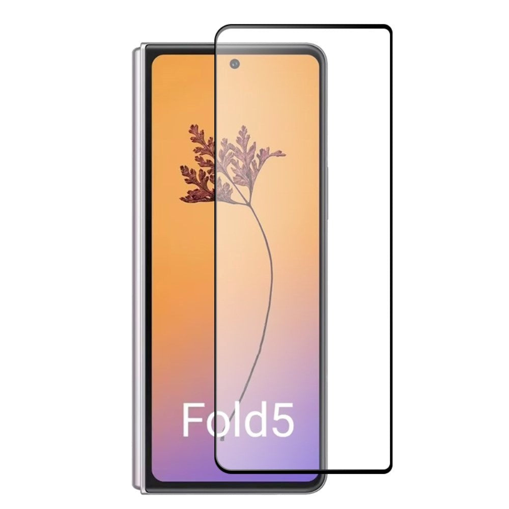 RURIHAI Samsung Galaxy Z Fold5 (5G) Beskyttelsesglas - Full-Fit - Skærmbeskyttelse - Sort