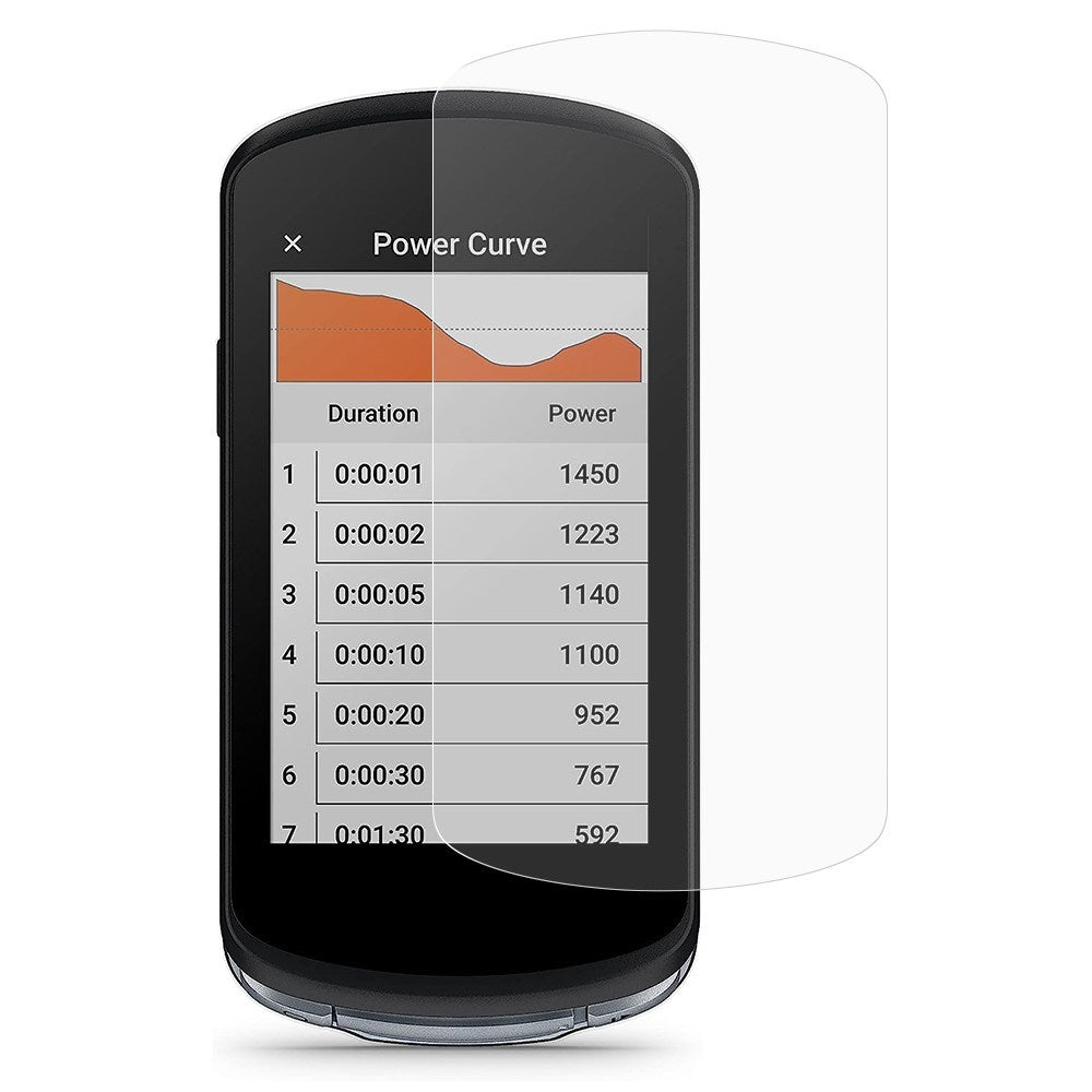 Garmin Edge 1040 Skærmbeskyttelse Film - Case Friendly - Gennemsigtig