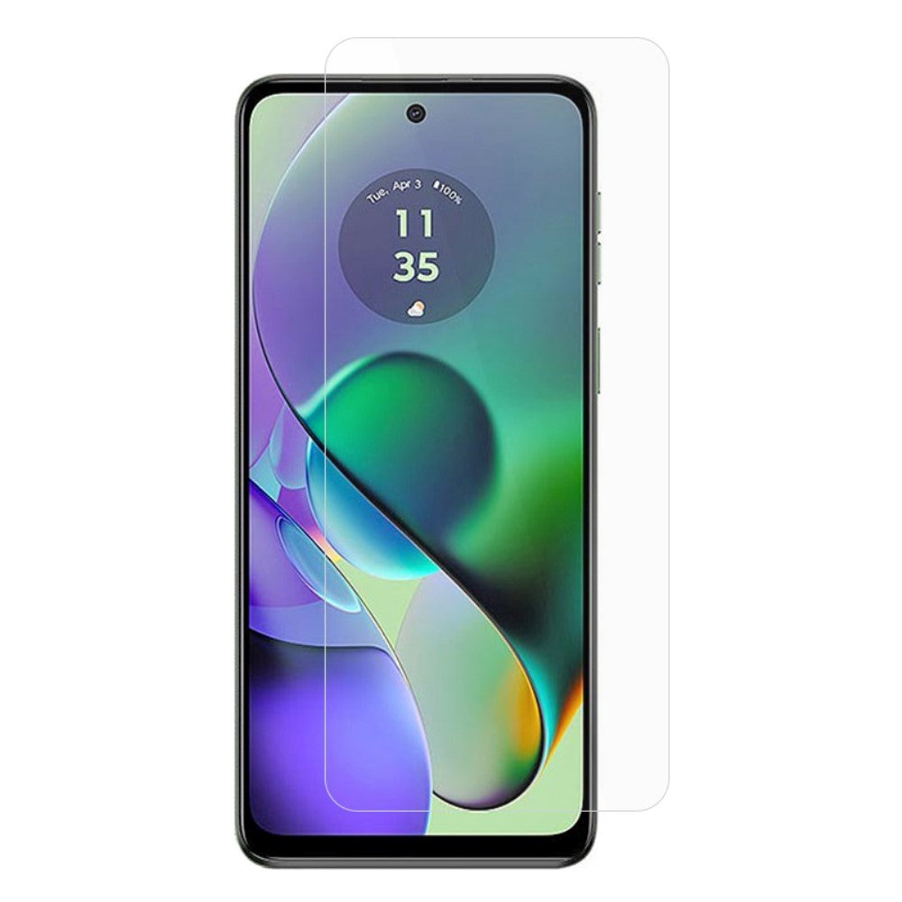 Motorola Moto G54 Arc Edge Hærdet Glas Skærmbeskyttelse - Case Friendly - Gennemsigtig