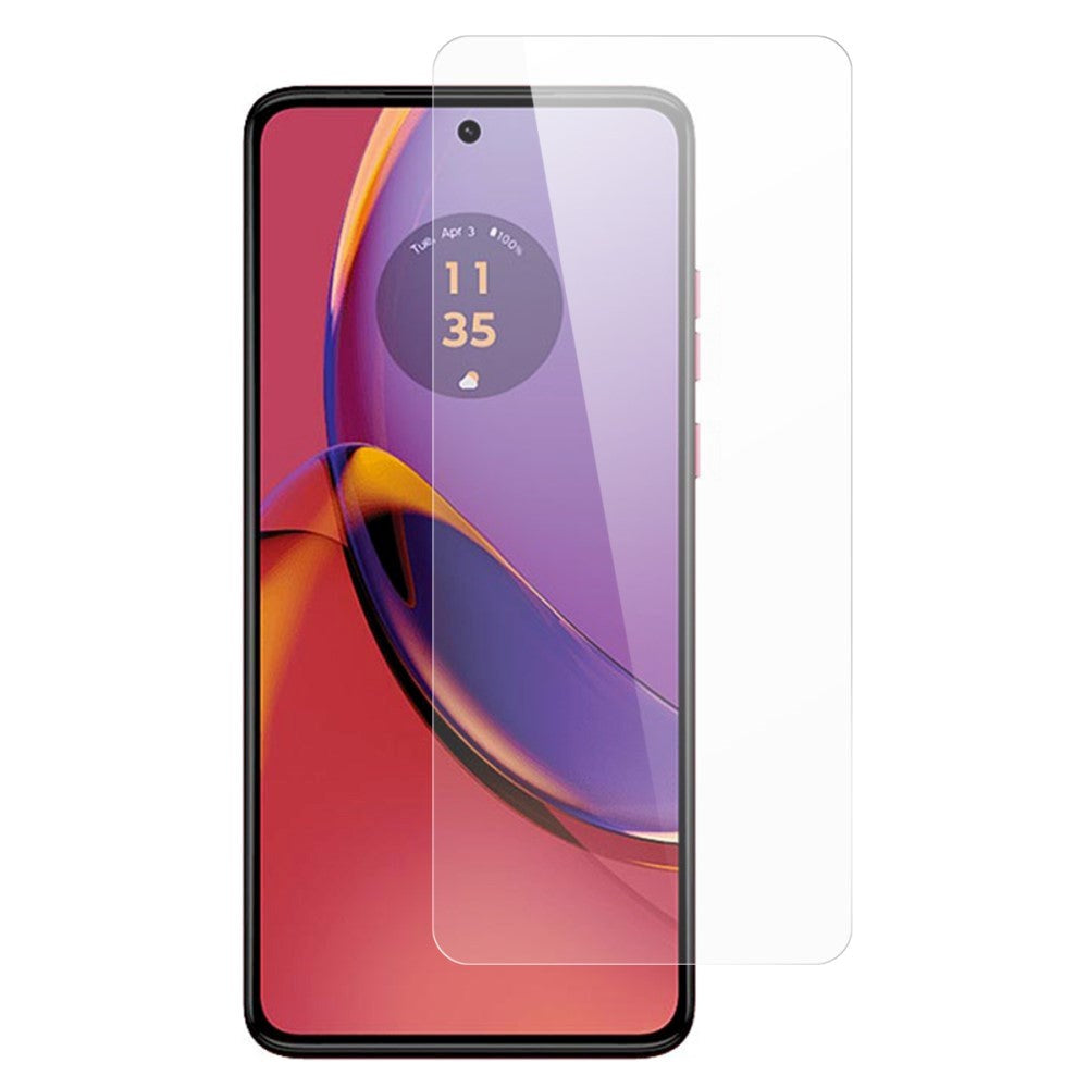 Motorola Moto G84 Arc Edge Hærdet Glas Skærmbeskyttelse - Case Friendly - Gennemsigtig