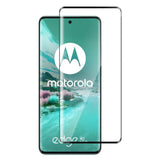 Motorola Edge 40 Neo Full Fit Hærdet Glas - Skærmbeskyttelse - Sort Kant