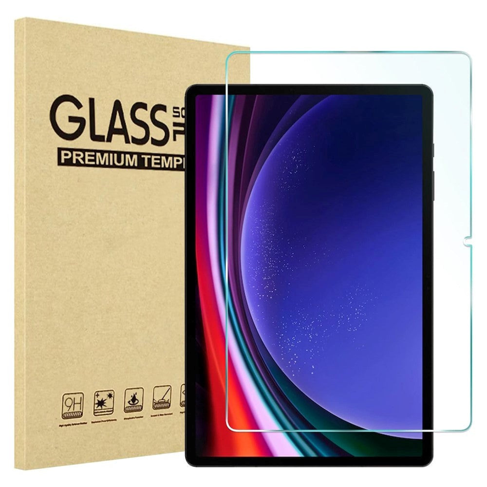 Samsung Galaxy Tab S9 FE+ (Plus) Skærmbeskyttelse - Glas - Gennemsigtig