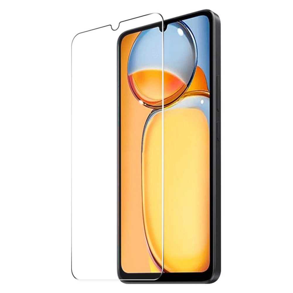 Xiaomi Poco C65 / Remi 13C ENKAY Hærdet Glas 9H Skærmbeskyttelse - Case Friendly - Sort / Gennemsigtig