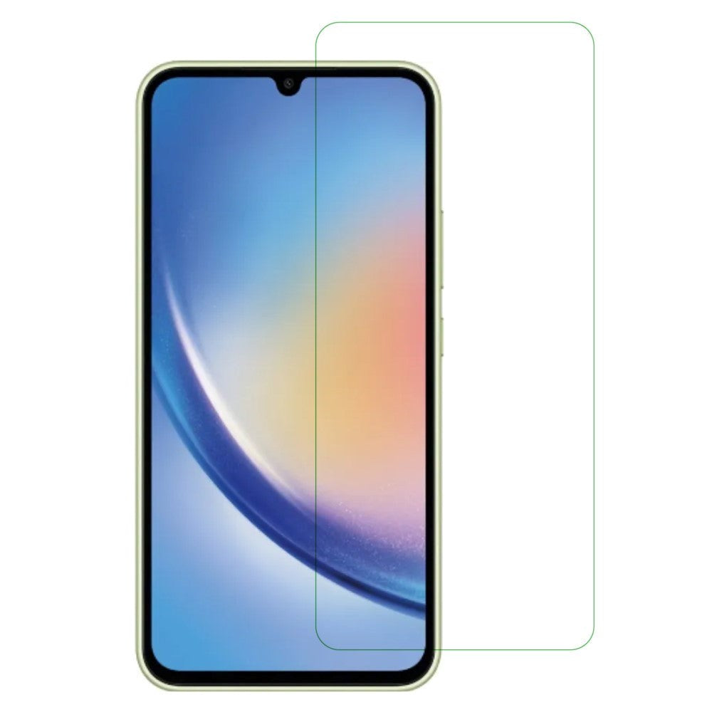 Samsung Galaxy A35 (5G) Arc Edge Hærdet Glas - Case Friendly - Gennemsigtig