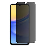Samsung Galaxy A15 / A15 (5G) Skærmbeskyttelsesglas - Privacy Funktion - Gennemsigtig