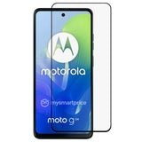 Hærdet Skærmbeskyttelsesglas - Motorola Moto E14 4G/G04 4G/G04s 4G/G24 4G - Gennemsigtig/Sort Kant