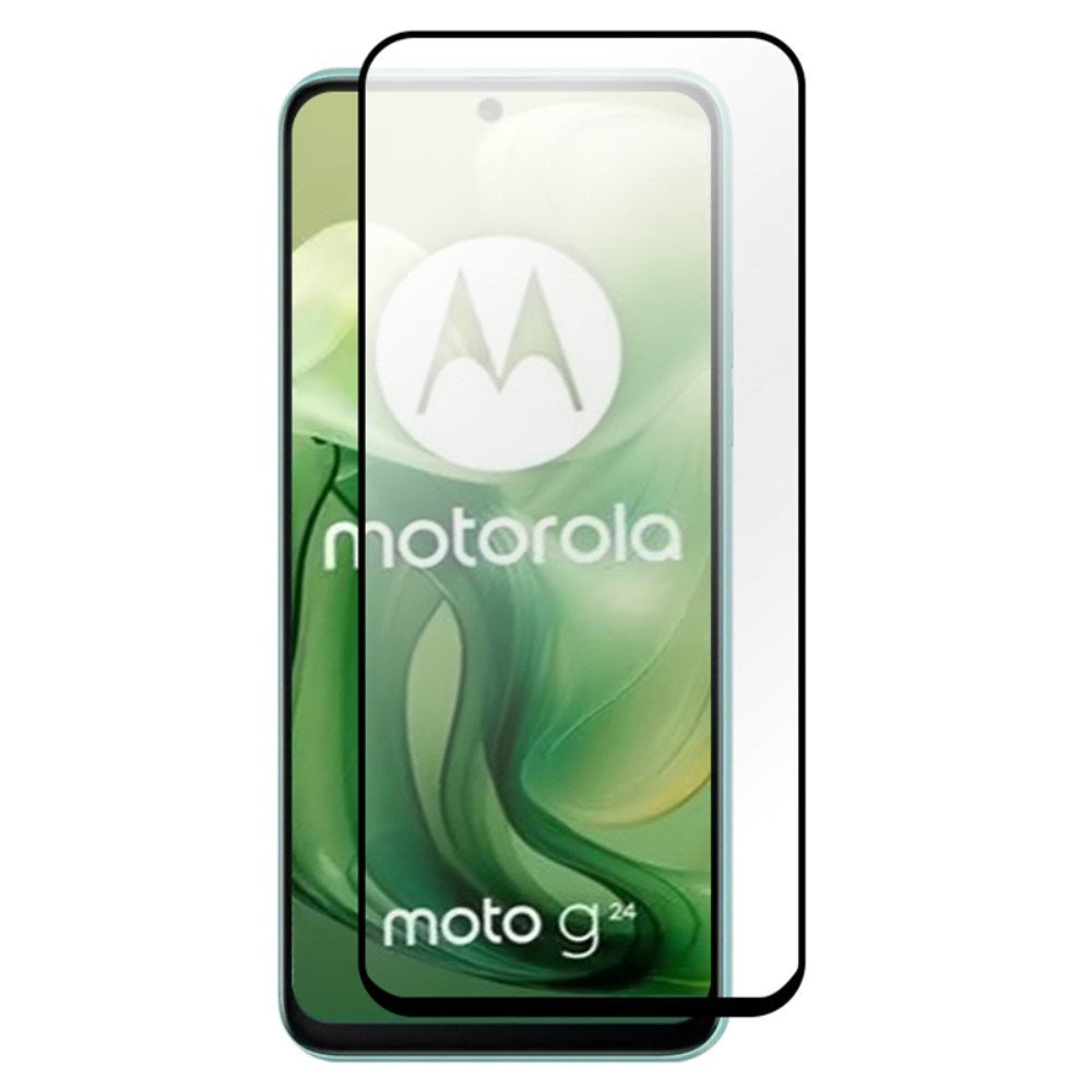 Motorola Moto G04 / G24 / G24 Power RURIHAI - Skærmbeskyttelse - Case-Friendly - Full-Fit - Sort