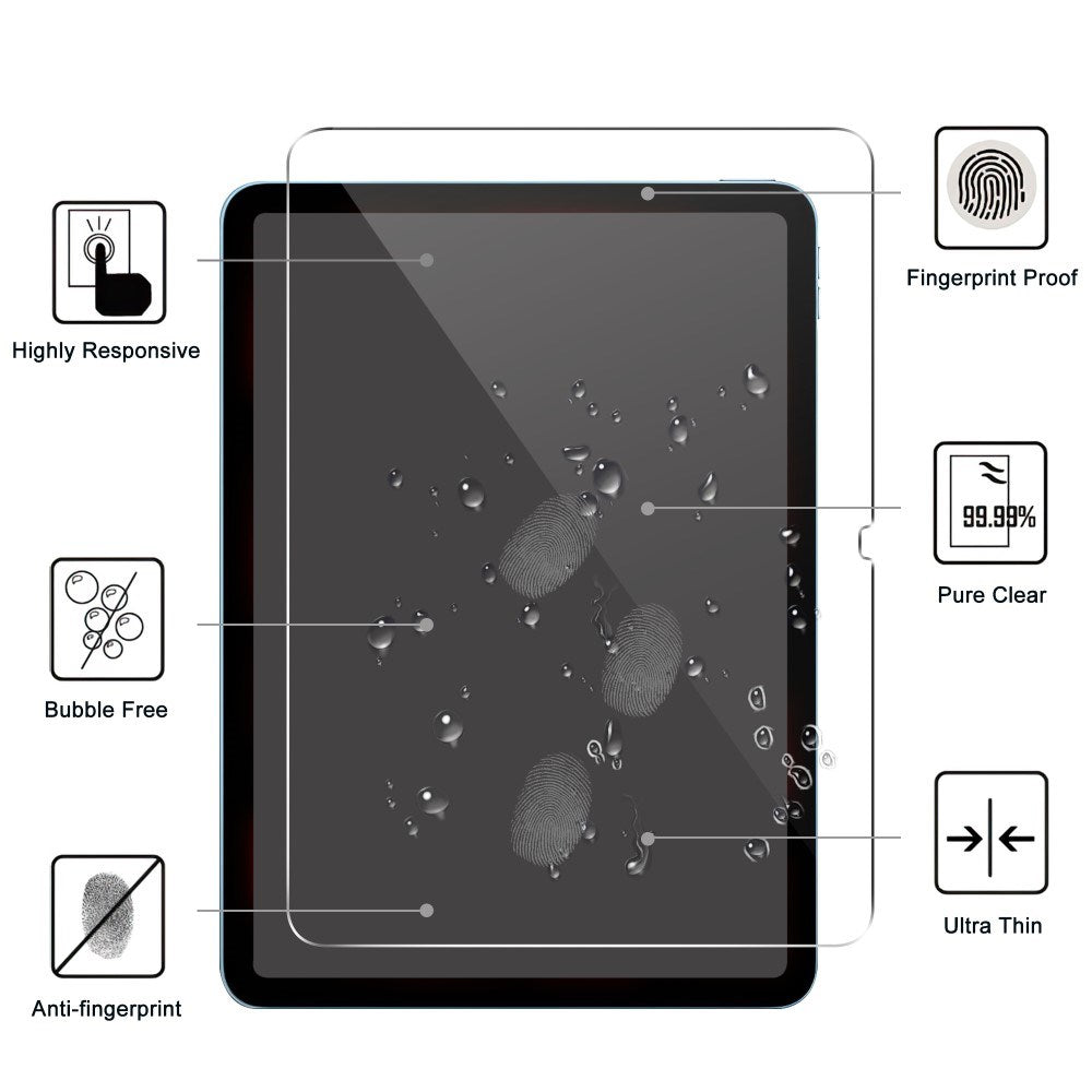 iPad Air 13" (2024) Arc Edge Skærmbeskyttelse - Gennemsigtig