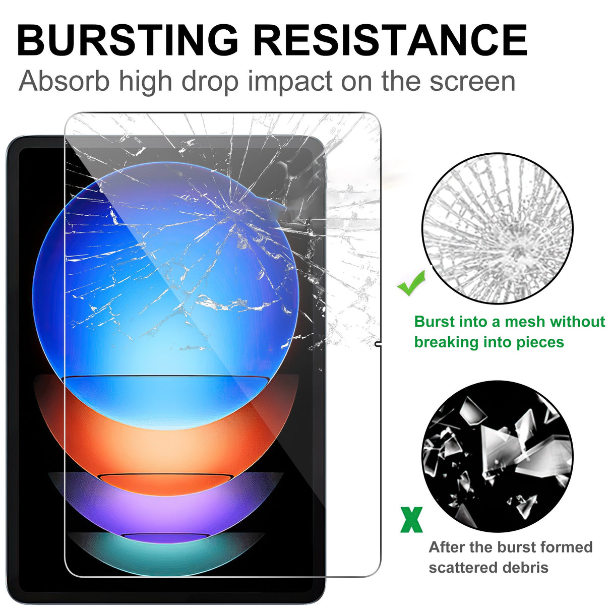 Xiaomi Pad 6S Pro 12.4 - 2.5D Hærdet Glas Skærmbeskytter