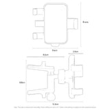 Justerbar Mobilholder - Bil - Sort