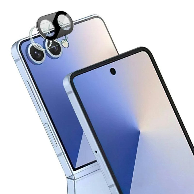 Samsung Galaxy Z Flip7 - Kameralinsebeskyttelsesfilm - Sort