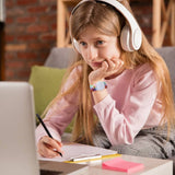 AirTag Flettet Stof Rem - Rød