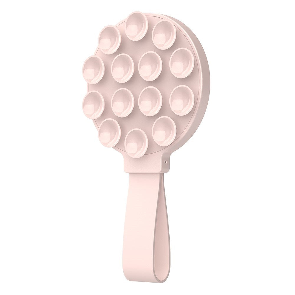 Silikone Sugekop Mobilholder m. Strop- MagSafe Kompatibel - Lyserød