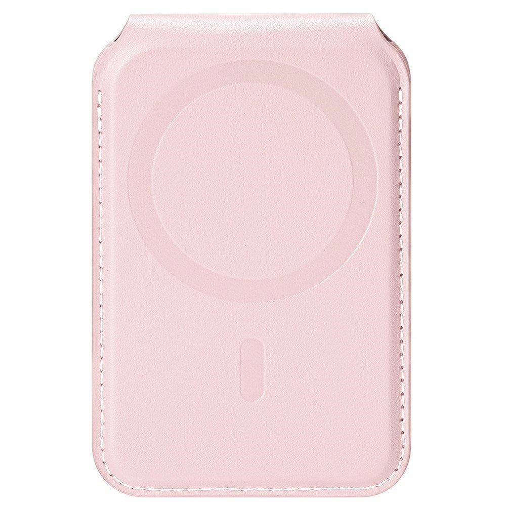 DUX DUCIS Magnetisk Kortholder - 5 Kort - Ståfunktion - MagSafe Kompatibel - Lyserød