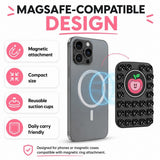 Silikone Æble Sugekop Mobilholder - MagSafe Kompatibel - Lyserød