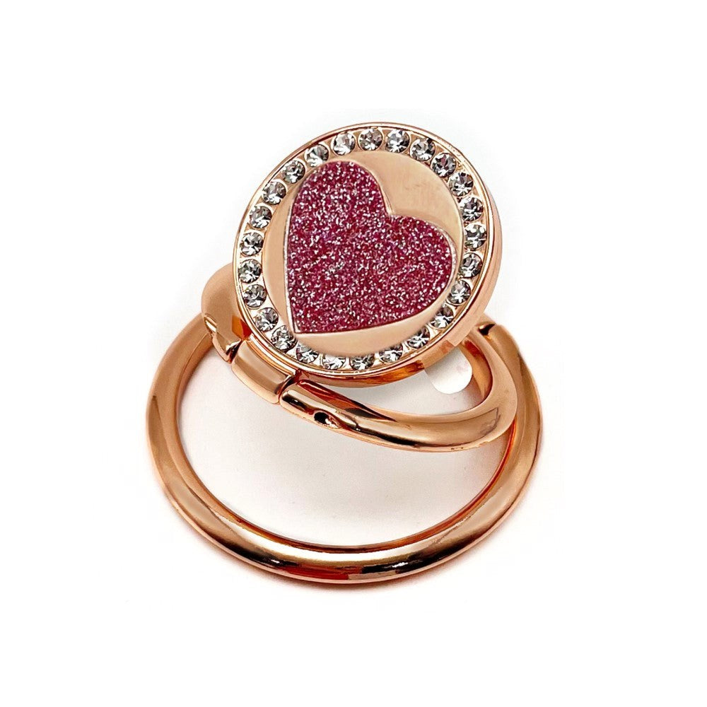 Mobil Selvklæbende Stander - Hjerte - Lyserød