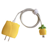 Silikone Beskytter til Apple 18W / 20W Oplader - Tulipan - Gul