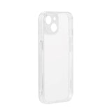 MOMAX iPhone 13 Mini Fleksibelt Plastik Bagside Cover m. Glas Bagside - Gennemsigtig