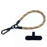 Polyester 30cm Håndledsstrop m. Indlægningsplade - Beige / Hvid