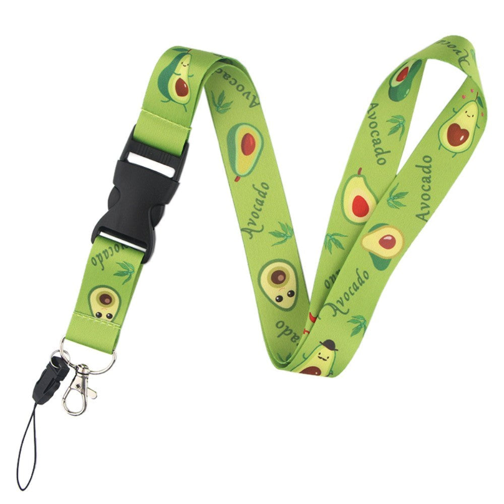 Keyhanger med Strop og Karabinlås - Avocado