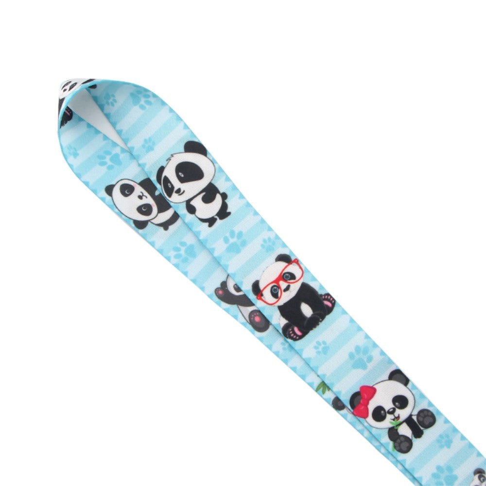 Keyhanger med Strop og Karabinlås - Panda