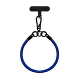 Flettet Polyester Håndledsstrop inkl. Indlægningsplade - 30cm - Blå