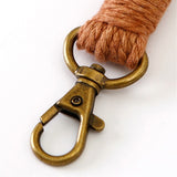 Nøglesnor / Håndledsstrop - 18cm - Tekstil - Hvid