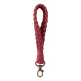 Nøglesnor / Håndledsstrop - 18cm - Tekstil - Rød