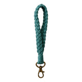 Nøglesnor / Håndledsstrop - 18cm - Tekstil - Blå