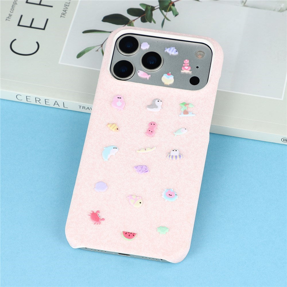 Mini 3D Bubble Foam Stickers - Mobil / Kameraudsnit - Blandet Havdyr