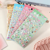 Mini 3D Bubble Foam Stickers - Blandet Dyr