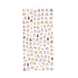 Mini 3D Bubble Foam Stickers - Mobil / Kameraudsnit - Små Kaniner