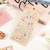Mini 3D Bubble Foam Stickers - Kaniner & Sushi